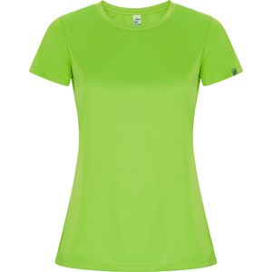 Roly CA0428 - IMOLA WOMAN Techniczna koszulka  raglan z poliestru z recyklingu CONTROL-DRY Limonkowy