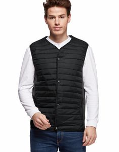 Mustaghata BEN - QUILTED VEST FOR SALESMEN Czarny