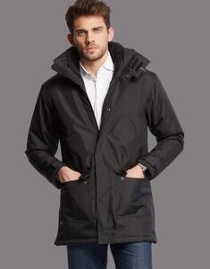 Barents MOROK - MOROK / PARKA 3 IN 1 WITH REMOVABLE SOFTSHELL  Czarny