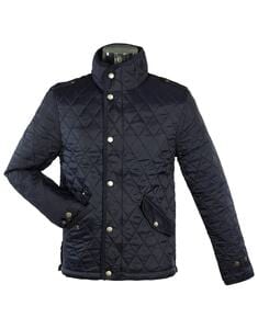 Mustaghata PEBBLETON - QUILTED JACKET FOR MEN Granatowy
