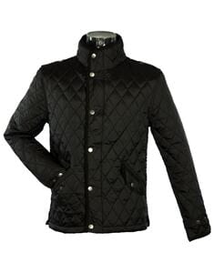 Mustaghata PEBBLETON - QUILTED JACKET FOR MEN Czarny