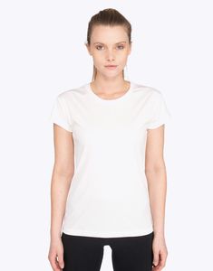 Mustaghata SALVA - Women Active T-Shirt Polyester Spandex 170 G/M² Biały
