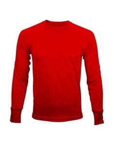Mustaghata TRAIL - ACTIVE T-SHIRT FOR MEN LONG SLEEVES 140 G Czerwony