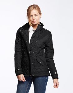 Mustaghata WISTERIA - QUILTED JACKET FOR WOMEN Czarny