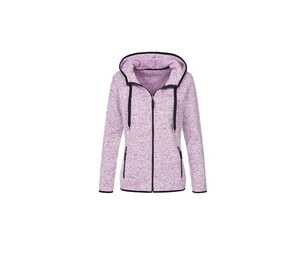 Stedman ST5950 - Outdoor Knitted Ladies Fleece Purple Melange