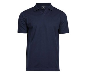 TEE JAYS TJ1404 - LUXURY STRETCH V-NECK POLO Granatowy