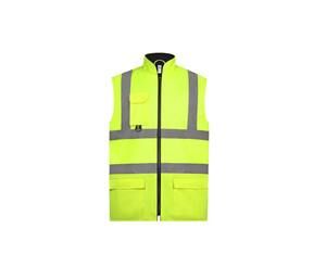 Yoko YK005 - Hi vis premier railway pull-apart waistcoat (HVW118) Bezpieczna żółć 