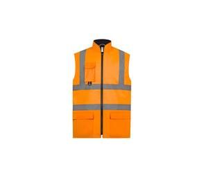 Yoko YK005 - Hi vis premier railway pull-apart waistcoat (HVW118) Bezpieczny pomarańcz