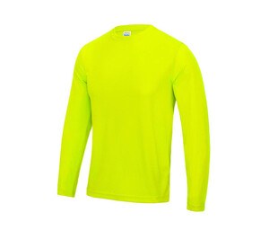 Just Cool JC002 - Breathable Long Sleeve Neoteric ™ T-Shirt Electric Yellow