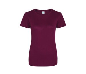 Just Cool JC005 - Neoteric ™ Women's Breathable T-Shirt Burgundowy