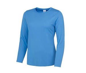 Just Cool JC012 - Neoteric ™ Women's Breathable Long Sleeve T-Shirt Szafirowy