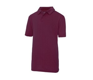 JUST COOL JC040J - Polo enfant respirant Burgundowy