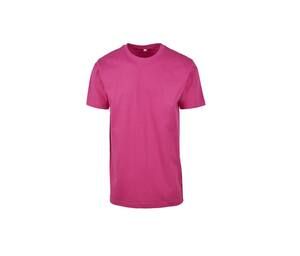Build Your Brand BY004 - Koszulka z okrągłym dekoltem Hibiskus Pink