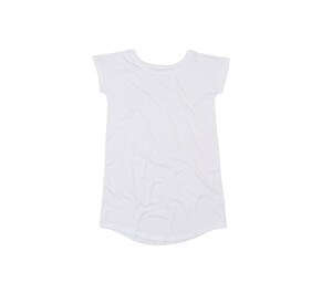 MANTIS MT099 - WOMEN'S LOOSE FIT T DRESS Biały
