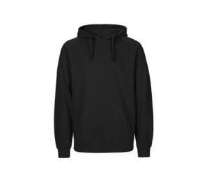 NEUTRAL T63101 - UNISEX TIGER COTTON HOODIE Black