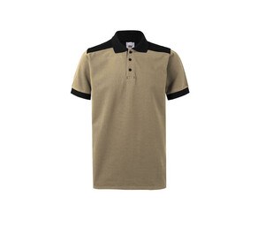 VELILLA VL5519S - 2-TONE STRETCH POLO SHIRT Sand/Black