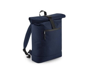 Bag Base BG286 - Backpack with roll-up closure made of recycled material Granatowy