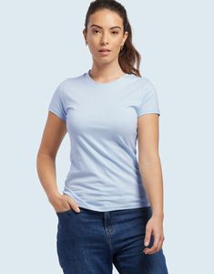 Les Filosophes WEIL - Women's Organic Cotton T-Shirt Made in France Niebo