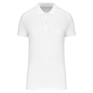 Kariban K2026 - Ladies' Organic 180 piqué polo shirt Biały