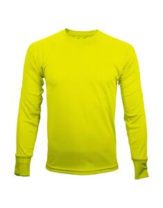 Mustaghata TRAIL - ACTIVE T-SHIRT FOR MEN LONG SLEEVES 140 G Neonowy żółty