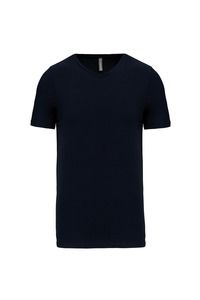 Kariban K3014 - Men's short-sleeved V-neck t-shirt Granatowy