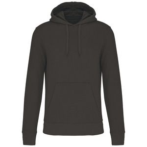 Kariban K4027 - Men's eco-friendly hooded sweatshirt Ciemna szarość