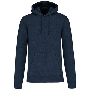 Kariban K4027 - Men's eco-friendly hooded sweatshirt Francuski granat