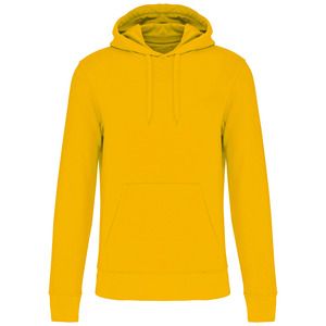Kariban K4027 - Men's eco-friendly hooded sweatshirt Żółty