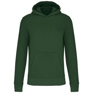 Kariban K4029 - Kids' eco-friendly hooded sweatshirt Zieleń lasu