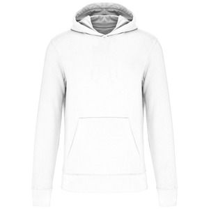 Kariban K4029 - Kids' eco-friendly hooded sweatshirt Biały