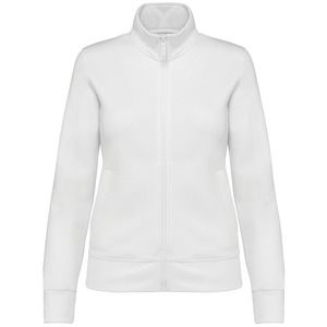 Kariban K4011 - Ladies fleece cadet jacket Biały