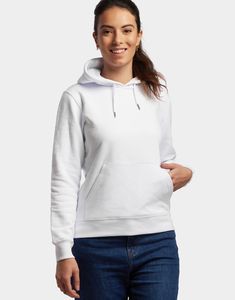 Les Filosophes ROUSSEAU - Organic cotton unisex hoodie Made in France Biały