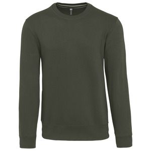 Kariban K488 - Bluza z okrągłym wycięciem pod szyją Ciemne Khaki