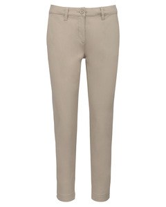 Kariban K749 - Ladies' above-the-ankle trousers Beżowy