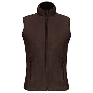 Kariban K906 - MELODIE - LADIES' MICRO FLEECE GILET Czekoladowy