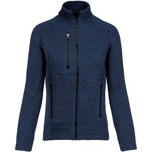 Kariban K9107 - Ladies’ full zip heather jacket Mieszanka granatowa