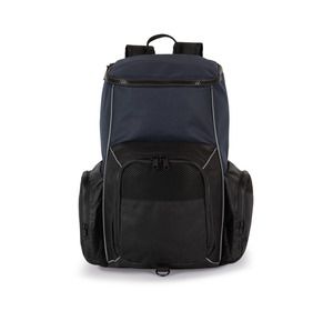 Kimood KI0176 - Recycled waterproof sports backpack with object holder Granatowo/czarny