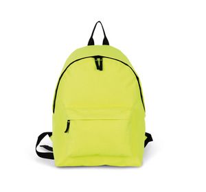 Kimood KI0130 - Classic backpack Fluorescencyjna żółć / czarny