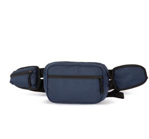 Kimood KI0371 - Large recycled bum bag with side pocket Granatowy