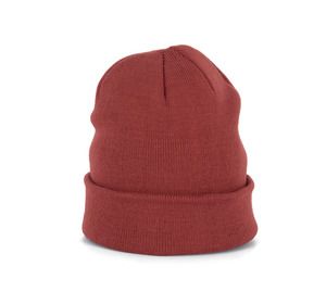 K-up KP031 - KNITTED HAT Terracotta Red