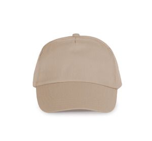 K-up KP034 - FIRST - 5 PANEL CAP Beżowy