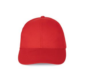 K-up KP156 - 6 panel polyester cap Red