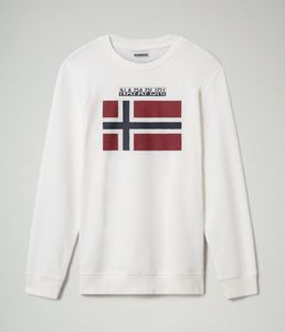 NAPAPIJRI NP0A4EZT - Bellyn C crew neck sweatshirt Jasna biel