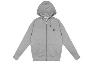 Timberland TB0A2F6Y - FULL ZIP HOODED SWEATSHIRT EXETER RIVER Medium szary