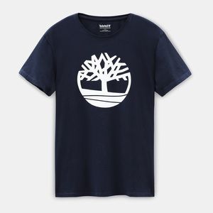 Timberland TB0A2C2R - Brand tree organic t-shirt Ciemny szafir