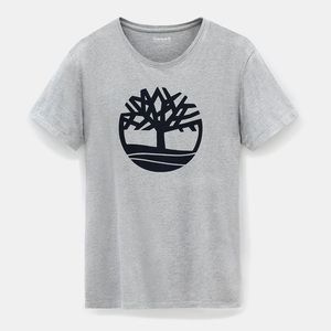 Timberland TB0A2C2R - Brand tree organic t-shirt Medium szary