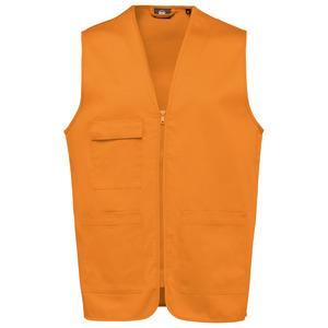 WK. Designed To Work WK608 - Unisex polycotton multi-pocket vest