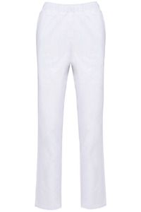 WK. Designed To Work WK708 - Ladies' polycotton trousers Biały