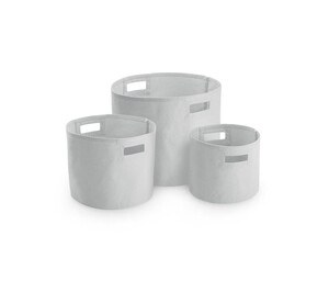 WESTFORD MILL WM574 - CANVAS STORAGE TUBS Jasnoszary