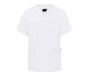 KARLOWSKY KYKS65 - SHORT-SLEEVE MEN'S SLIP-ON TUNIC ESSENTIAL Biały